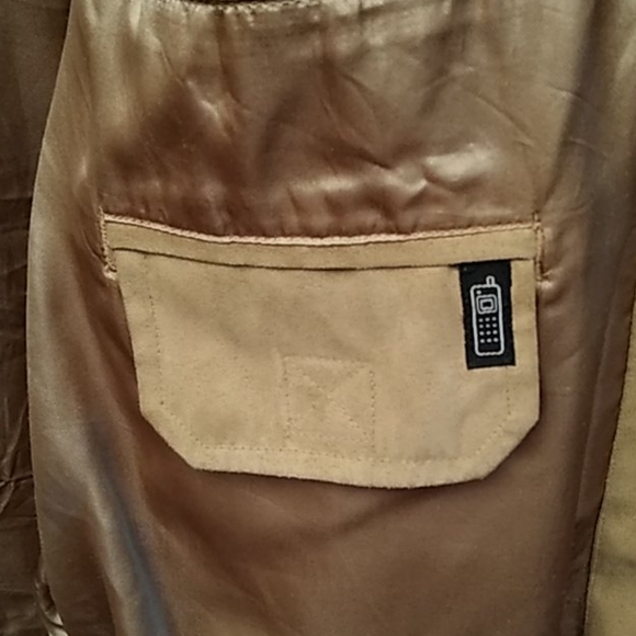 Weatherproof Micro-Suede Bomber Style Jacket - Picture 6 of 9